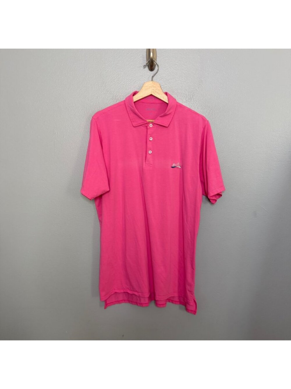B.DRADDY pima cotton polo in pink size L